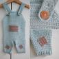 Preview: Häkelanleitung Baby Latzhose, Gr. 50-80